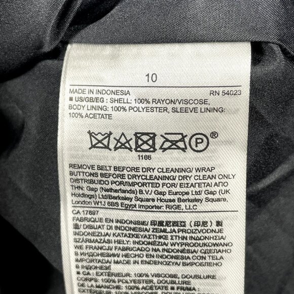 NEW Banana Republic Blazer Jacket Womens 10 gray classic preppy - Picture 6 of 9